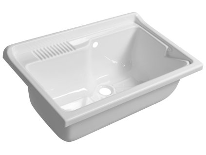 Aqualine výlevka na skříňku 80 x 50 cm plast bílá PI8050