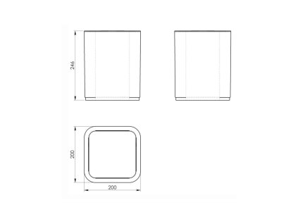 Gedy Seventy odpadkový koš výklopný 8 l  plast béžová 630966