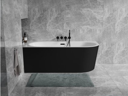 24763 volne stojici vana avita a line cernabila sifon se sterbinovym prepadem