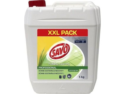 Savo Profi čistič na podlahy a povrchy lemongrass 5l 101073L