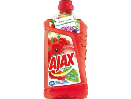 Ajax Floral Fiesta Red Flowers červený univerzální čistič 1l 101028