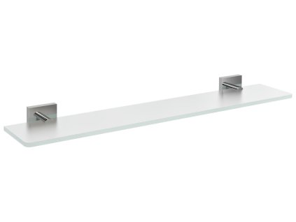 Sapho X-SQUARE skleněná police 700 mm chrom/mléčné sklo XQ009-06