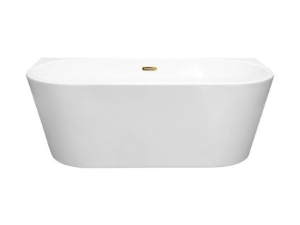 Besco Vica vana volně stojící 160 x 80 cm sifon s přepadem bílá barva bílá VANVIC160NW