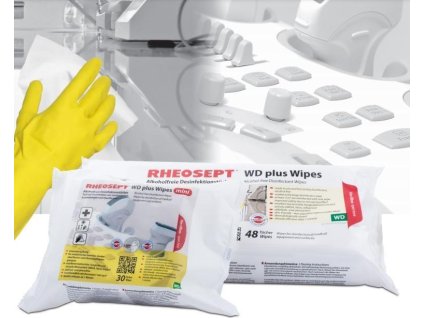 Rheosept WD Plus Mini vlhčené dezinfekční utěrky na plochy a povrchy 30 ks L-T069015