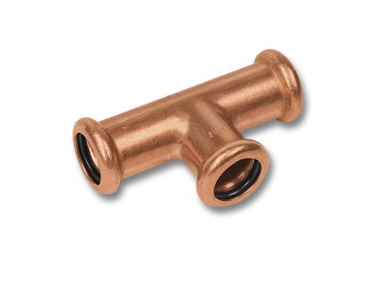 Sanha Press 6130 T-kus redukovaný lisovací Cu voda 18x18x15 mm 16130181815
