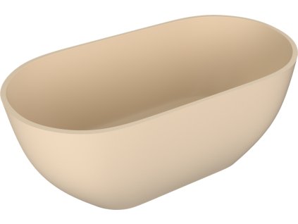 Polysan Reduta vana volně stojící 150 x 75 cm litý mramor béžová mat 71843.81