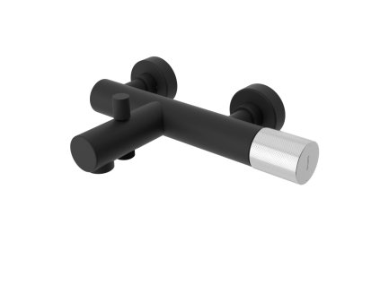 Sapho Ultratap vanová baterie nástěnná 150 mm chrom černá UT010TBC