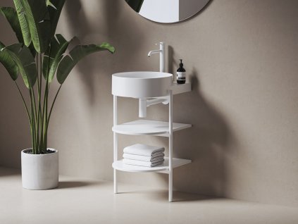 Ravak CS Yard konstrukce pod umyvadlo Yard 46,8 x 49,5 x 76,5 cm ko matná bílá D80000E004