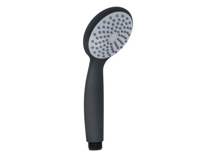 Gedy Easy ruční sprcha průměr 80 mm 1 funkce plast černá GYHS10004
