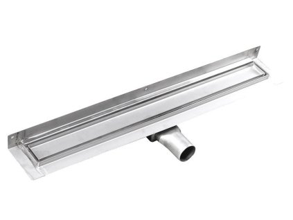 Gelco Manus Piastra nerezový podlahový žlab s roštem pro dlažbu ke stěně 950 mm DN50 nerez GMP95