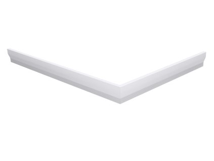 Gelco Sara čelní panel 100 x 75 cm výška 10 cm pravý bílá GP10075P