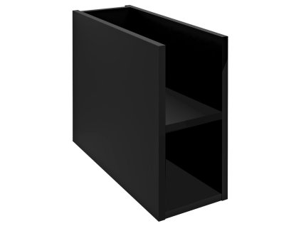 Sapho Lorea koupelnová skříňka doplňková 20 x 44 x 51,2 cm spodní policová černá mat LE020-3535
