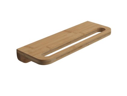 Gedy Himalaya polička s držákem ručníků 400 x 145 mm bambus HY19