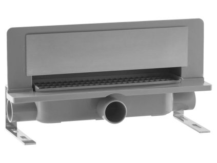 Omp Tea Intramura odtokový podlahový žlab s nerezovým roštem 350 mm DN40 nerez 975.101.8