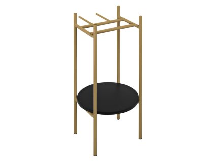 Sapho Puno podstavec pod kulatá umyvadla 375 x 830 x 448 mm ocel zlato mat SKA380-5