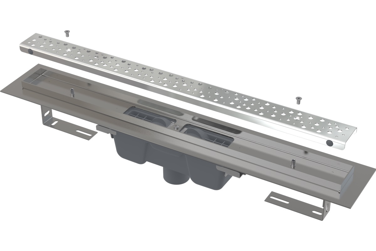 Alcaplast APZ1011-950M Antivandal liniový podlahový žlab s roštem