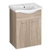 Aqualine Keramia Fresh 50058 umyvadlová skříňka 51 cm dub platin