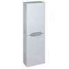 Sapho Wave WA250LP skříňka vysoká 40 x 140 cm bílá/dub stříbrný pravá/levá