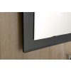 Sapho Mitra MT182 zrcadlo 92 x 72 x 4 cm antracit