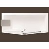 Santech Novellini Iris 160 x 80 cm SAIRI160P vana akrylátová s dvířky pravá