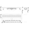 Alcaplast APZ101-1050 Low liniový podlahový žlab