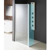 Polysan Modular Shower MS3A-120 pevná stěna 120 cm k instalaci na zeď pro připojení otočného panelu