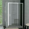 SanSwiss Ronal Top-Line TED10000122 sprchové dveře sklo Durlux 100 x 190 cm