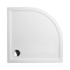 Roth FLAT ROUND čtvrtkruhová sprchová vanička 100 x 100 x 50 cm 8000117 akrylátová