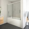 Roth PXV2L/1500 vanová zástěna s posuvnými dveřmi 150 x 150 cm 451-150000L-00-02 levá brillant / transparent