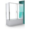 Roth PXV2L/1800 vanová zástěna s posuvnými dveřmi 180 x 150 cm 451-180000L-00-02 levá brillant / transparent
