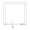 Roth Proxima Line sprchové dveře jednokřídlé 90 x 200 cm 525-9000000-00-02 brillant / transparent