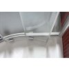 Polysan Lucis Line 100 x 80 cm sprchový kout / zástěna čtvrtkruhová DL4815