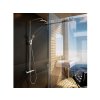 Ravak Termo 100 TE 091.00/150 sprchový sloup flexibilní s termostatickou baterií a sprchovým setem chrom