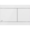 Alcaplast Flat Fun-White ovládací tlačítko nerez - bílá lesk