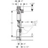Geberit Duofix 111.030.00.1 montážní prvek pro závěsné WC do lehkých příček