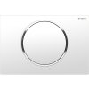 Geberit Sigma 10 115.758.KJ.5 ovládací tlačítko bílá / pochromovaná lesklá / bílá