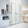 Roth TDN2/1500 sprchové dveře dvoukřídlé 150 x 201,2 cm 721-1500000-01-02 stříbro / transparent