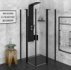 Polysan Zoom Line Black ZL5415B sprchová zástěna čtvercová 90 x 90 cm