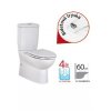 Creavit SD3842 Sedef kombi WC + BIDET 2v1 - odpad UNI, hl. 60 cm