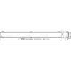 Alcaplast APZ1106-650 Professional Low liniový podlahový žlab