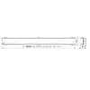 Alcaplast APZ106-950 Professional Low liniový podlahový žlab