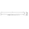 Alcaplast APZ106-1050 Professional Low liniový podlahový žlab
