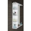 Aqualine Korin LED zrcadlo 60x70x12 cm s osvětlením zásuvkou a poličkami KO377