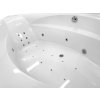 Polysan ROSANA HYDRO-AIR 150 x 150 x 49 cm 63119HA hydromasážní vana