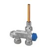 Heimeier ventil E-Z DN 15 (1/2") pro dvoutrubkové otopné soustavy přímé provedení 3878-02.000