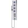 Teiko rohový sprchový panel BOSS ECO P1 100 x 22 cm, s pákovou baterií