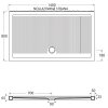 Hopa FERDY II 100 x 80 x 6,5 cm VANKEFEII108 sprchová vanička keramická