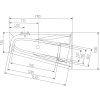 Polysan CHIQUITA R asymetrická vana 170x100x45cm, bílá (02619) 92619