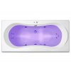 arttec krona surf chromo 180 x 80 hydromasazni akrylatova vana