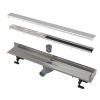 Alcaplast APZ23-DOUBLE9-750 Fit and Go Wall Podlahový žlab s límcem ke stěně a oboustranným roštem